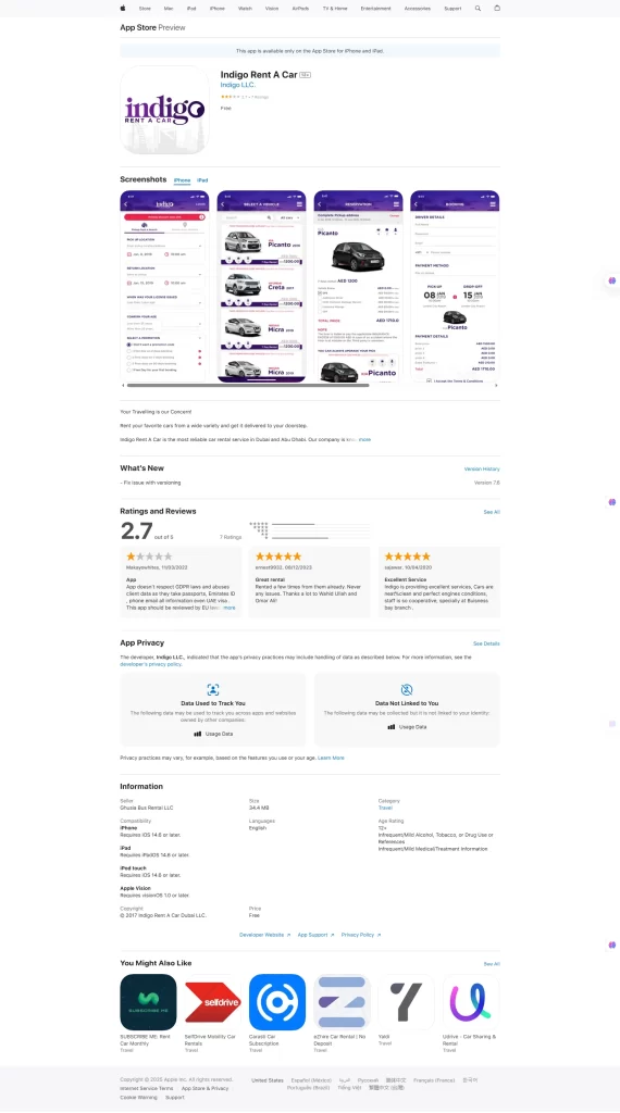 Indigo-Rent-A-Car-App